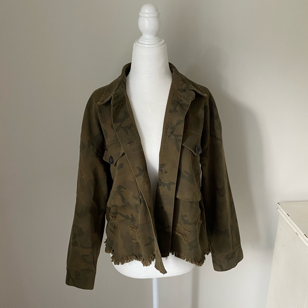 Camo utility jacket